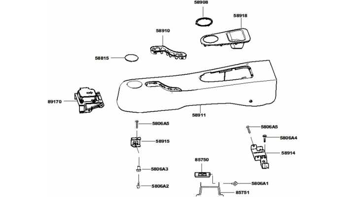 Центральная консоль FAW V5