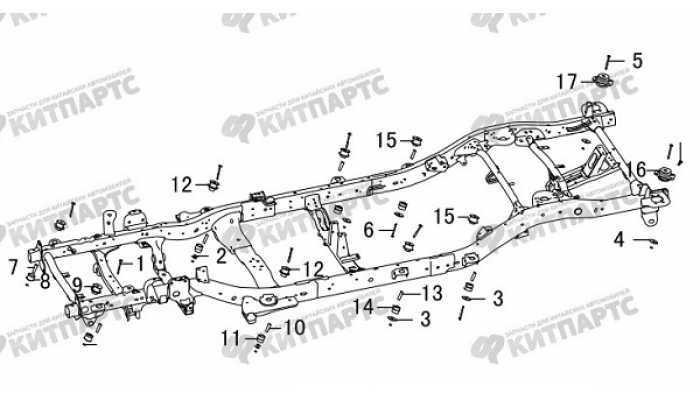 Подушки кузова Great Wall Hover H5