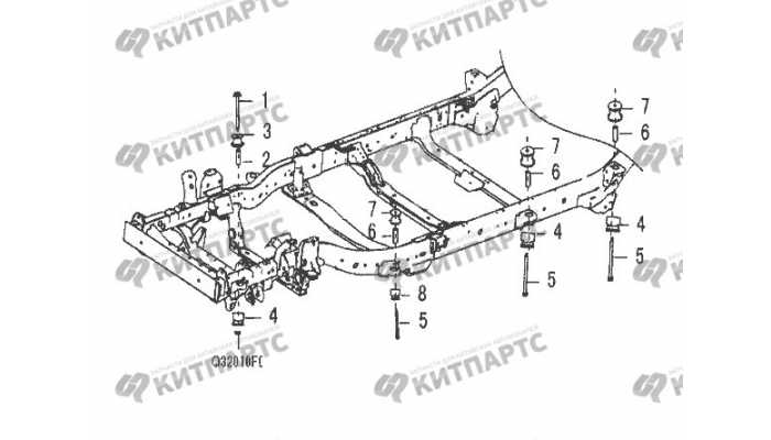 Подушки кузова Great Wall Wingle 3